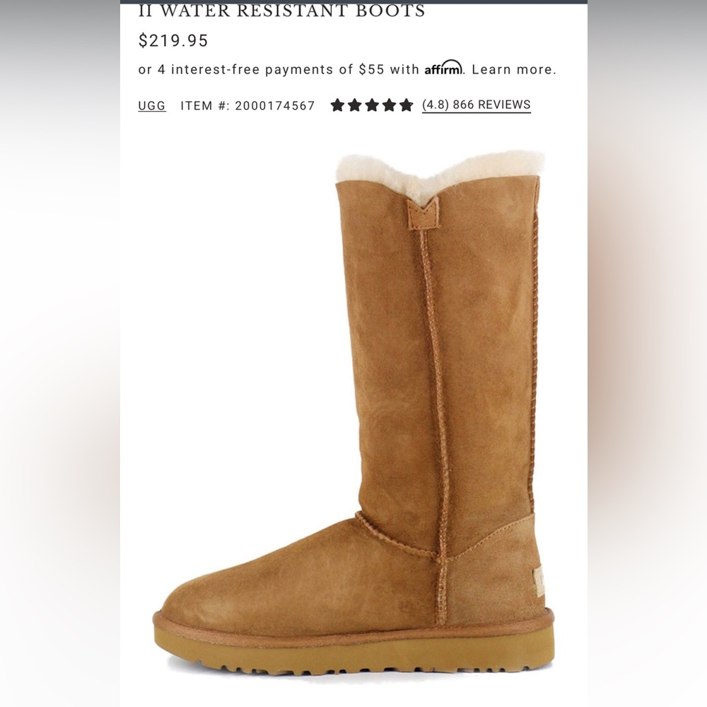 Chestnut Bailey Button Triple Ugg Boots - image 3